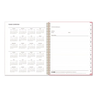 Blue Sky® Mimi Pink Weekly/Monthly Planner, Floral Artwork, 11 x 8.5, Pink/Blue/Rose Cover, 12-Month (Jan to Dec): 2025 (BLS13726425)