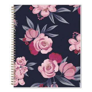Blue Sky® Mimi Pink Weekly/Monthly Planner, Floral Artwork, 11 x 8.5, Pink/Blue/Rose Cover, 12-Month (Jan to Dec): 2025 (BLS13726425)