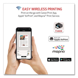 Canon® PIXMA TS6420a Wireless Color All-in-One Inkjet Printer, Copy/Print/Scan (CNMTS6420AWHITE)