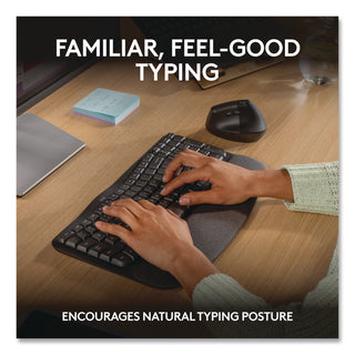 Logitech® ERGO Wave Keyboard for Business, Graphite (LOG920011898)