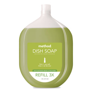Method® Dish Soap Refill, Lime and Sea Salt Scent, 54 oz Bottle (MTH359411)