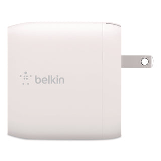 Belkin® BOOST CHARGE Dual USB-A Wall Charger, White (BLKWCB002DQWH)