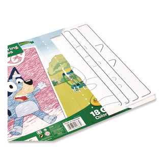 Crayola® Bluey Giant Coloring Pages, (18) 12.13" x 18.88" Sheets (CYO42663)