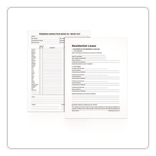 Adams® Residential Lease Form Sets with Instructions and Free Download, One-Part (No Copies), 8.5 x 11, 4 Forms/Set, 4 Sets/Pack (ABFLF310)