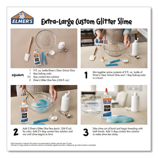 Elmer's® School Glue, 9 oz, Dries Clear (EPIE309)