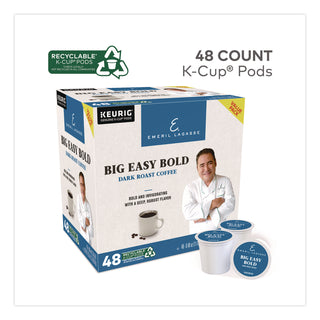 Emeril's™ Big Easy Bold Coffee K-Cups, 0.4 oz, 48/Box (KEU24306974)