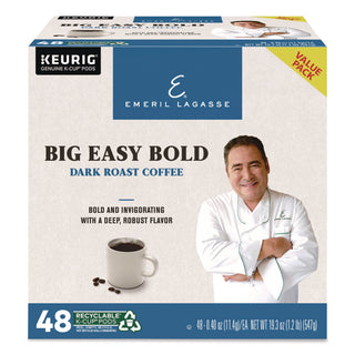 Emeril's™ Big Easy Bold Coffee K-Cups, 0.4 oz, 48/Box (KEU24306974)