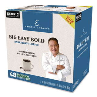 Emeril's™ Big Easy Bold Coffee K-Cups, 0.4 oz, 48/Box (KEU24306974)