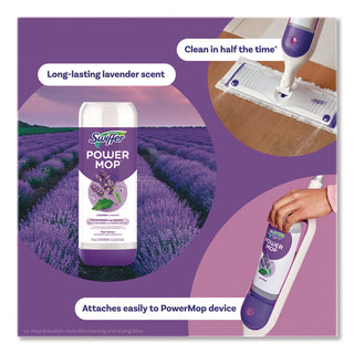 Swiffer® PowerMop Refill Cleaning Solution, Lavender Scent, 25.3 oz Refill Bottle, 2/Pack (PGC08423)