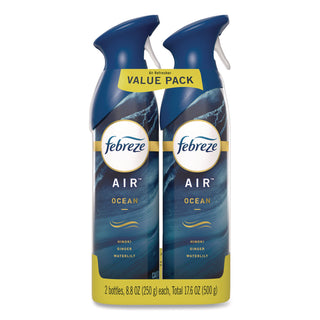 Febreze® AIR, Ocean, 8.8 oz Aerosol Spray, 2/Pack (PGC48312PK)