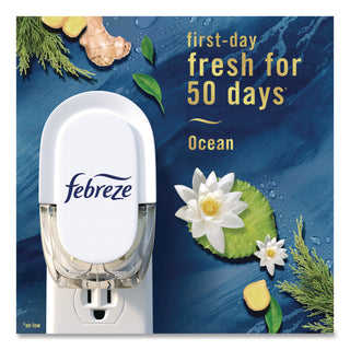 Febreze® PLUG Air Freshener Refills, Ocean, 0.87 oz, 3/Pack (PGC71932)