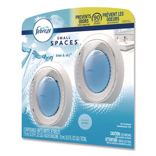 Febreze® smallSPACES, Linen and Sky, 0.25 oz, 2/Pack (PGC93326EA)