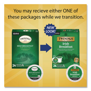 TWININGS® Tea K-Cups, Irish Breakfast, 0.11 oz, 24/Box (TWGTNA87303)