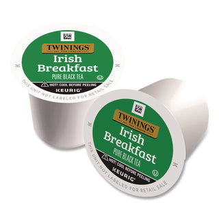 TWININGS® Tea K-Cups, Irish Breakfast, 0.11 oz, 24/Box (TWGTNA87303)