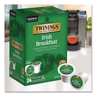 TWININGS® Tea K-Cups, Irish Breakfast, 0.11 oz, 24/Box (TWGTNA87303)
