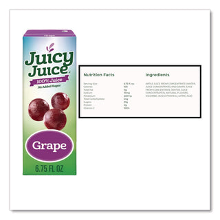Juicy Juice® Juice Box Variety Pack, Assorted Flavors, 6.75 oz Box, 32/Carton (JUJ2730145)