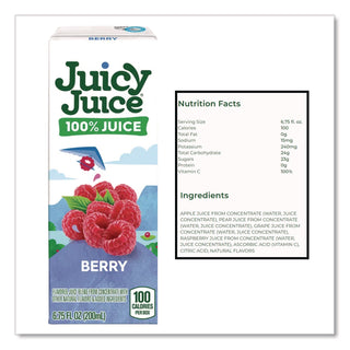 Juicy Juice® Juice Box Variety Pack, Assorted Flavors, 6.75 oz Box, 32/Carton (JUJ2730145)