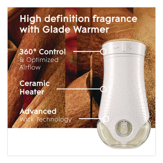 Glade® Plugin Scented Oil Refill, Apple Cinnamon, 0.67 oz, 2/Pack (SJN315104)