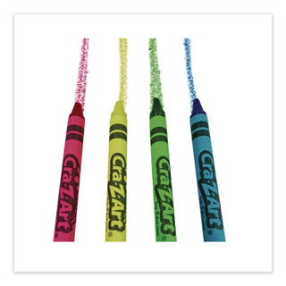Cra-Z-Art® Crayons, 4 Assorted Colors, 4/Box, 12 Boxes/Pack (CZA1021748)