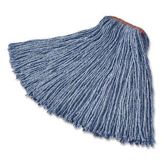 Rubbermaid® Commercial Dura Pro Blend Wet Mop, Cotton/Rayon/Synthetic, Medium, Blue (RCPFGF51700BL00)