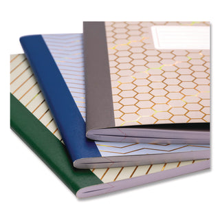 PUKKA PAD® Composition Book, Medium/College Rule, Assorted Haze Cover Colors, (70) 9.8 x 6.9 Sheets, 3/Pack (PUK9976ASTHZE)
