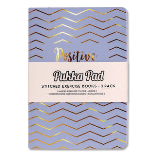 PUKKA PAD® Exercise Books, 1-Subject, Medium/College Rule, Assorted Haze Cover Colors, (40) 6.9 x 4.9 Sheets, 3/Pack (PUK9979ASTHZE)