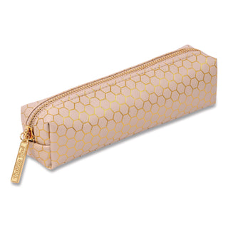 PUKKA PAD® Pencil Case, 8.07 x 2.36 x 2.55, Taupe, 6/Pack (PUK9981TEHZE)