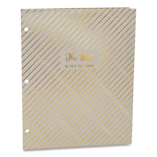 PUKKA PAD® Two-Pocket Portfolio Folder, 1" Capacity, 9.6 x 11.9, Haze, Blue/Green/Taupe, 6/Pack (PUK9980ASTHZE)