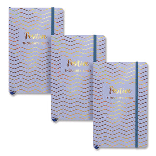 PUKKA PAD® Journal, 1-Subject, Medium/College Rule, Blue Haze Cover, (96) 8.3 x 5.8 Sheets, 3/Pack (PUK9977BEHZE)