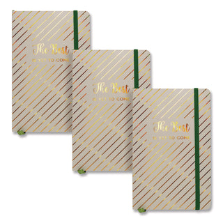 PUKKA PAD® Journal, 1-Subject, Medium/College Rule, Green Haze Cover, (96) 8.3 x 5.8 Sheets, 3/Pack (PUK9977GNHZE)