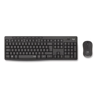 Logitech® MK295 Silent Wireless Combo, 2.4 GHz Frequency/33 ft Wireless Range, Graphite (LOG920009782)