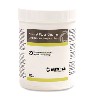 Brighton Professional™ Dissolvable Floor Cleaner Packets, Lavender Scent, 10 oz, 20/Pack (BTGBPR53218A)