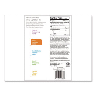 GE Classic LED SW Non-Dim A19 Light Bulb, 5.5 W, Soft White, 4/Pack (GEL93131062)