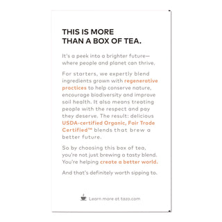 Tazo® Tea Bags, Organic Refresh Mint, 16/Box (TZOTAZ00350BX)