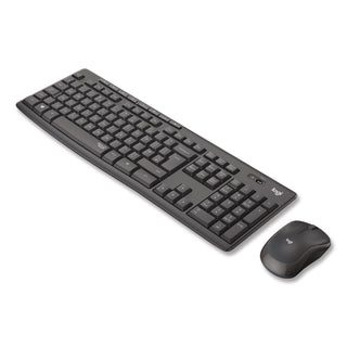 Logitech® MK295 Silent Wireless Combo, 2.4 GHz Frequency/33 ft Wireless Range, Graphite (LOG920009782)