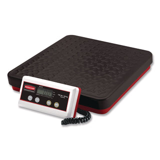 Rubbermaid® Commercial Digital Receiving Scale, 150 lb Capacity, Black/Red (RCPFG401088)
