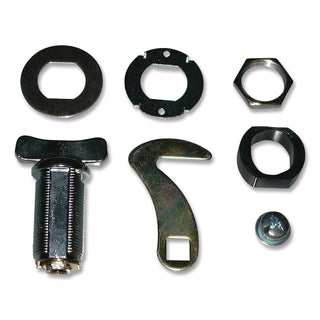 Rubbermaid® Commercial Plaza Container Replacement Parts, Latch Kit Assembly, Silver (SGSFG3964L30000)