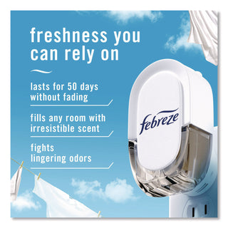 Febreze® PLUG Air Freshener Refills, Mountain/Ocean/Rainforest, 2.63 oz, 3/Pack, 6 Packs/Carton (PGC16249)