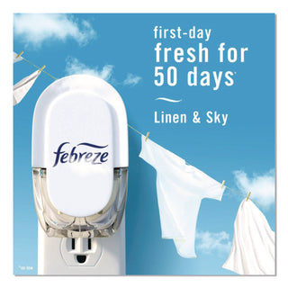 Febreze® PLUG Air Freshener Refills, Linen and Sky, 2.63 oz, 3/Pack, 6 Packs/Carton (PGC13846)