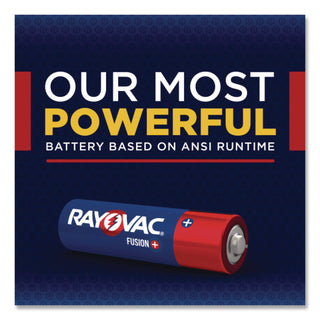 Rayovac® Fusion Performance Alkaline AA Batteries, 8/Pack (RAY8158TFUS)