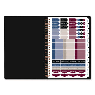 AT-A-GLANCE® Signature Lite Academic Weekly Monthly Planners, 8 x 5, Black Cover, 12-Month (July to June): 2025 to 2026 (AAGYP20LA05)