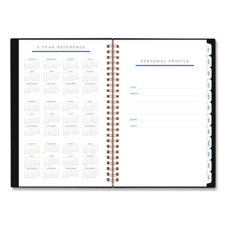 AT-A-GLANCE® Signature Lite Academic Weekly Monthly Planners, 8 x 5, Black Cover, 12-Month (July to June): 2025 to 2026 (AAGYP20LA05)