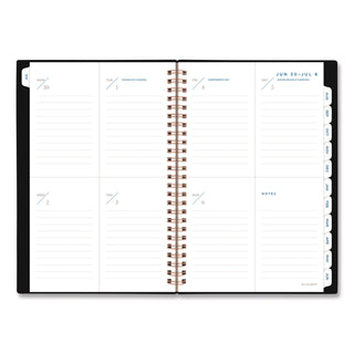 AT-A-GLANCE® Signature Lite Academic Weekly Monthly Planners, 8 x 5, Black Cover, 12-Month (July to June): 2025 to 2026 (AAGYP20LA05)