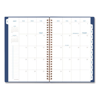 AT-A-GLANCE® Signature Lite Academic Weekly Monthly Planner, Blue Cover, 12-Month (July to June): 2025 to 2026 (AAGYP20LA20)