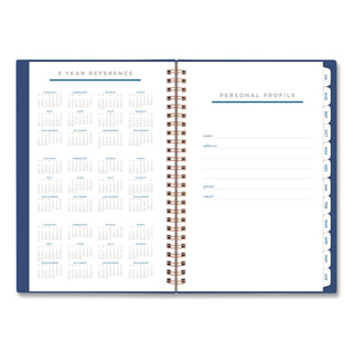 AT-A-GLANCE® Signature Lite Academic Weekly Monthly Planner, Blue Cover, 12-Month (July to June): 2025 to 2026 (AAGYP20LA20)