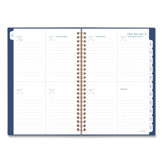 AT-A-GLANCE® Signature Lite Academic Weekly Monthly Planner, Blue Cover, 12-Month (July to June): 2025 to 2026 (AAGYP20LA20)