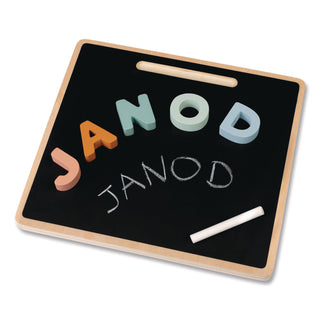 Janod® Sweet Cocoon, Double-Sided Chunky Alphabet Puzzle, Ages 2 to 6 (JUYJ04412)