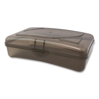 Cra-Z-Art® Plastic School Box, 1 Compartment, 8 x 5.13 x 2.13, Randomly Assorted Colors, 6/Carton (CZA114116CT)