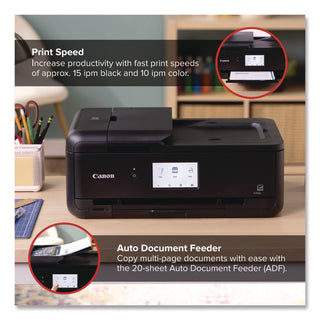 Canon® PIXMA TS9520a Wireless All-in-One Inkjet Printer, Copy/Print/Scan (CNMTS9520A)