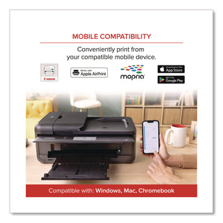 Canon® PIXMA TS9520a Wireless All-in-One Inkjet Printer, Copy/Print/Scan (CNMTS9520A)
